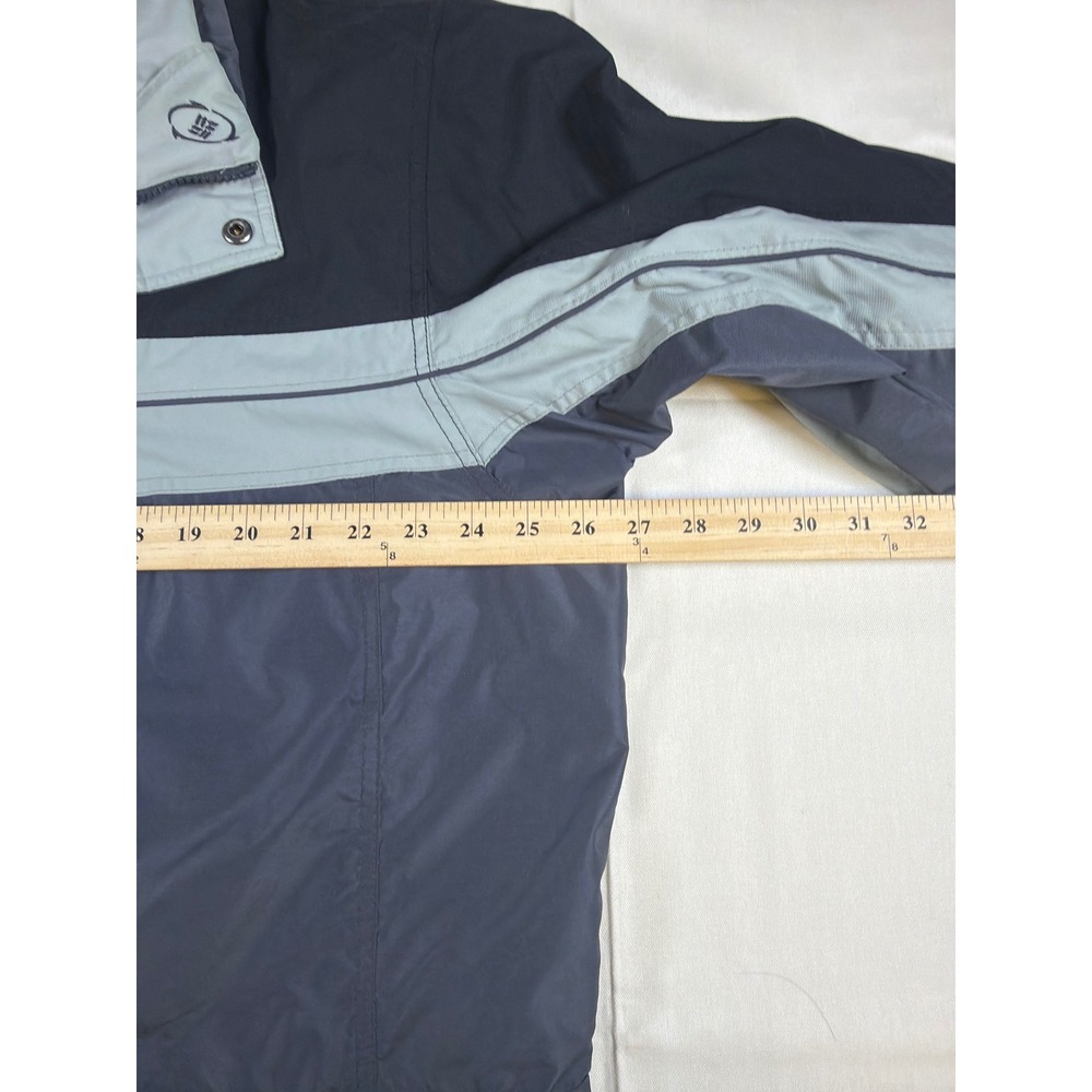 VNTG Y2K Columbia Sportswear Core Interchange Jacket Mens Large Black Grey Shell - Picture 7 of 9